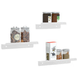 Wall Shelves 3 Pcs Stainless Steel