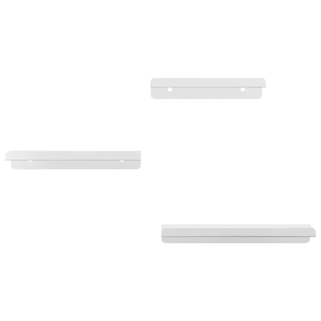 Wall Shelves 3 Pcs Stainless Steel
