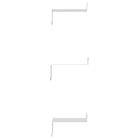 Wall Shelves 3 Pcs Stainless Steel