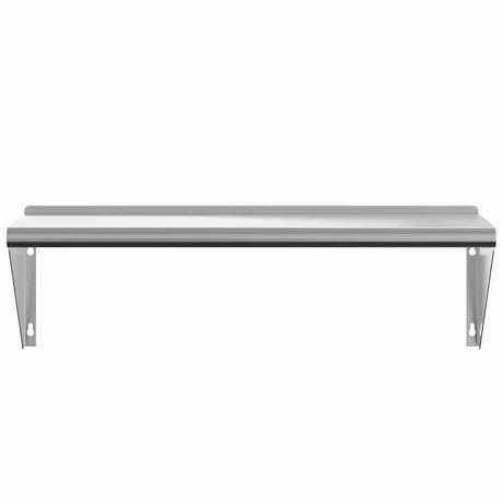 Wall Shelf Silver Stainless Steel