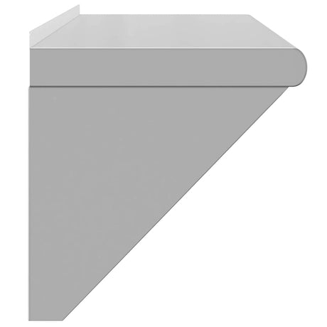 Wall Shelf Silver Stainless Steel