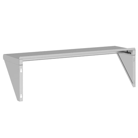 Wall Shelf Silver Stainless Steel
