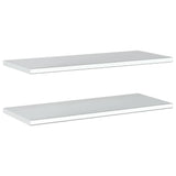 Wall Shelves 2 Pcs Stainless Steel