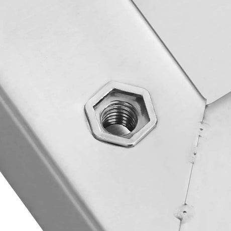 Wall Shelves 2 Pcs Stainless Steel