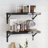 Wall Shelves 2 Pcs Stainless Steel