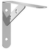 Shelf Brackets 4 Pcs Stainless Steel