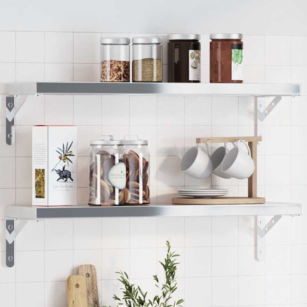 Shelf Brackets 4 Pcs Stainless Steel