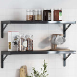 Shelf Brackets 4 Pcs Stainless Steel