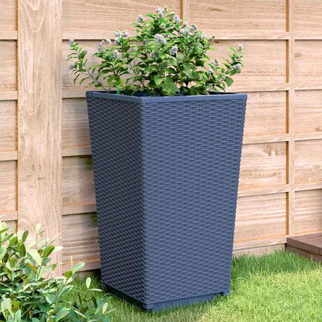 Garden Planters 2 Pcs 32.5X32.5X57 Cm Pp