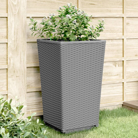 Garden Planters 2 Pcs 32.5X32.5X57 Cm Pp
