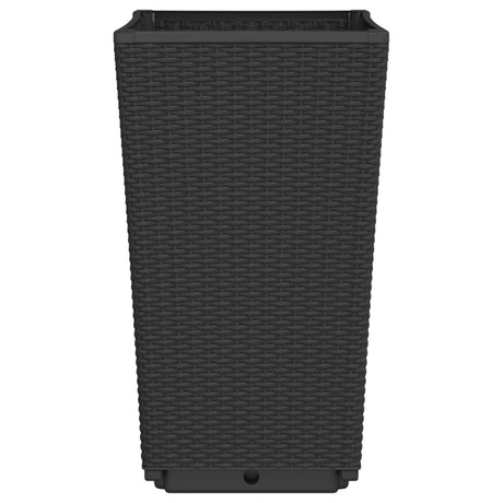 Garden Planters 2 Pcs 32.5X32.5X57 Cm Pp