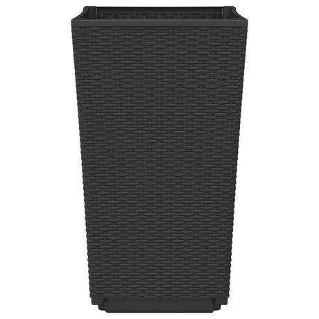 Garden Planters 2 Pcs 32.5X32.5X57 Cm Pp