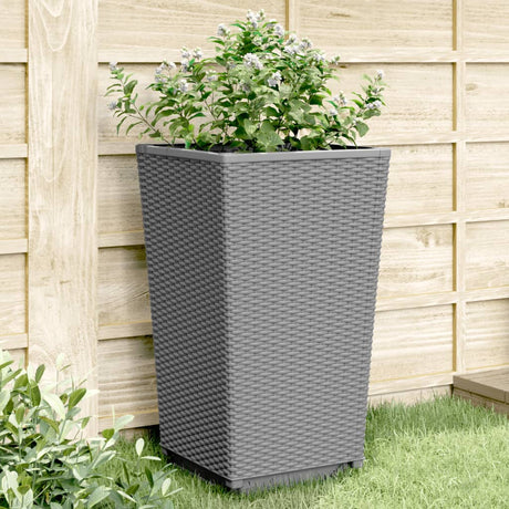 Garden Planters 2 Pcs 32.5X32.5X57 Cm Pp