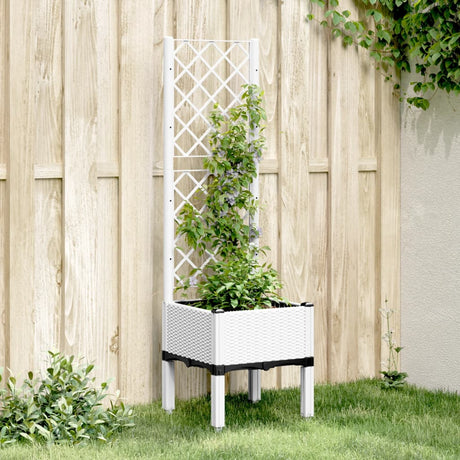 Garden Planter With Trellis Pp