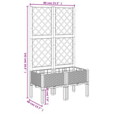 Garden Planter With Trellis Pp