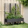 Garden Planter With Trellis Pp
