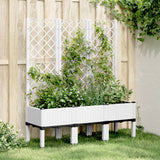 Garden Planter With Trellis Pp
