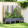 Garden Planter With Trellis Pp