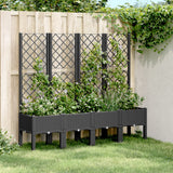 Garden Planter With Trellis Pp