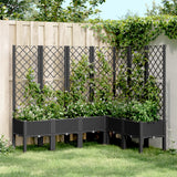 Garden Planter With Trellis Pp