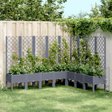 Garden Planter With Trellis Pp