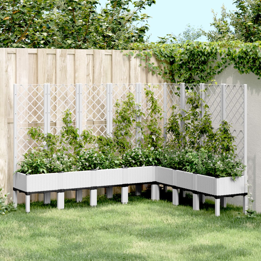 Garden Planter With Trellis Pp