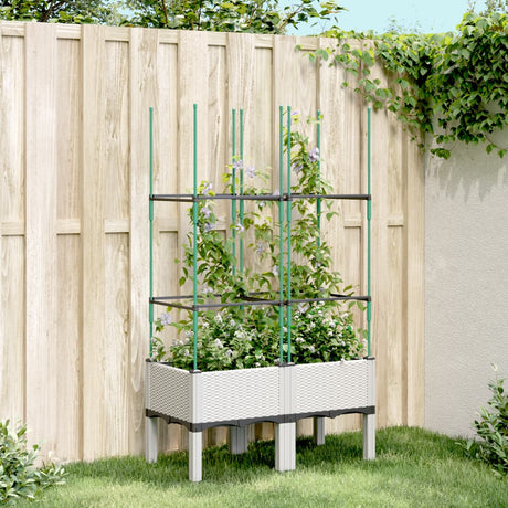 Garden Planter With Trellis Pp