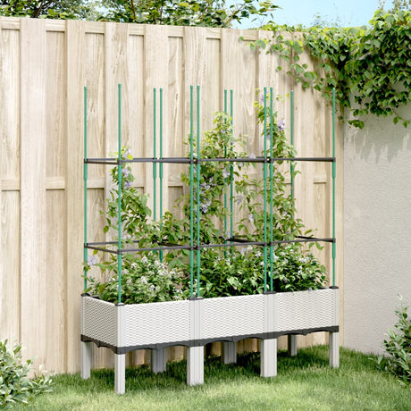 Garden Planter With Trellis Pp
