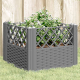 Garden Planter With Pegs 125X40X28.5 Cm Pp