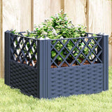 Garden Planter With Pegs 125X40X28.5 Cm Pp
