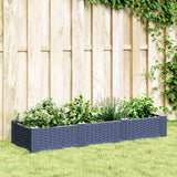 Garden Planter With Pegs 125X40X28.5 Cm Pp