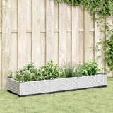 Garden Planter With Pegs 125X40X28.5 Cm Pp