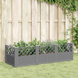 Garden Planter With Pegs 125X40X28.5 Cm Pp
