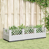 Garden Planter With Pegs 125X40X28.5 Cm Pp
