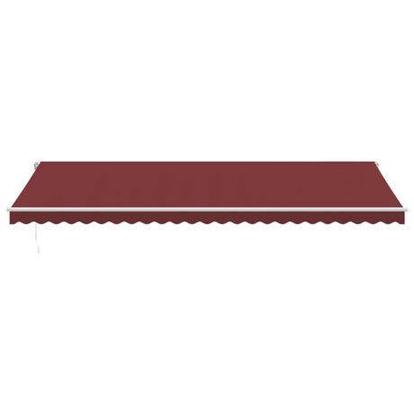 Manual Retractable Awning Burgundy 600X300 Cm