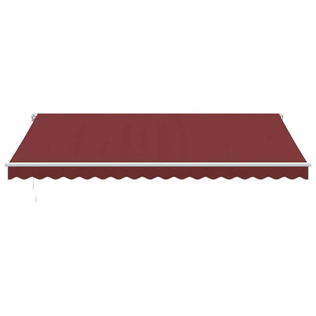 Manual Retractable Awning Burgundy 450X300 Cm