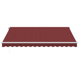 Manual Retractable Awning Burgundy 400X300 Cm