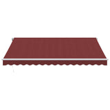 Automatic Retractable Awning Burgundy 400X300 Cm