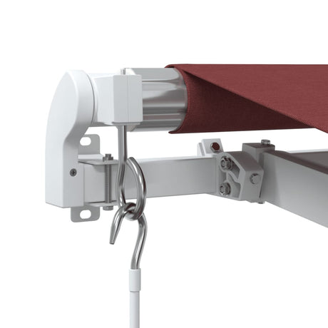 Manual Retractable Awning Burgundy 300X250 Cm