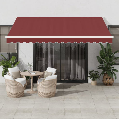 Retractable Awning Fabric And Aluminium