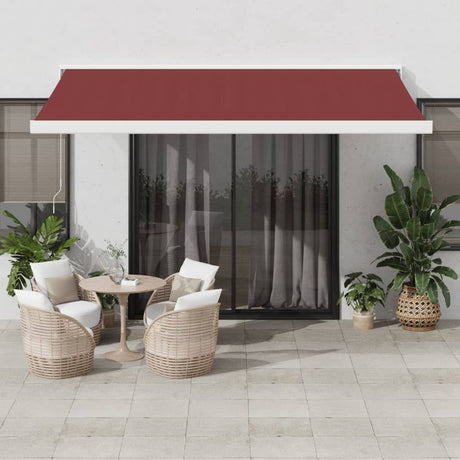 Manual Cassette Awning Blue And White