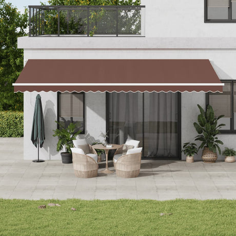 Manual Retractable Awning With Led