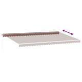 Manual Retractable Awning Brown 600X300 Cm