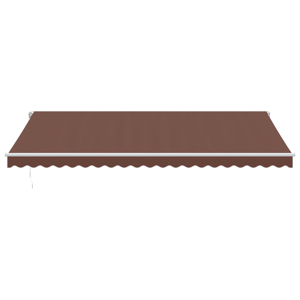 Manual Retractable Awning Brown 500X300 Cm