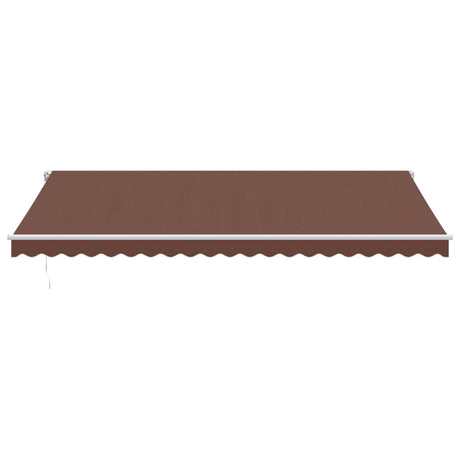 Manual Retractable Awning Brown 500X300 Cm