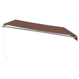 Manual Retractable Awning Brown 500X300 Cm