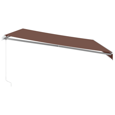 Manual Retractable Awning Brown 500X300 Cm