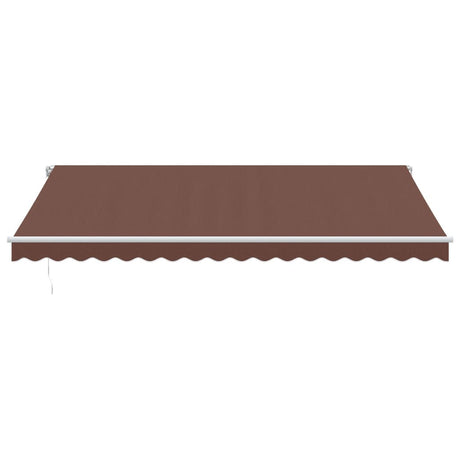 Manual Retractable Awning Brown 450X300 Cm