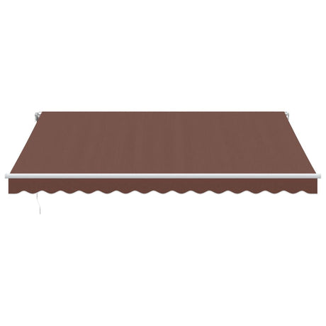 Manual Retractable Awning Brown 400X300 Cm