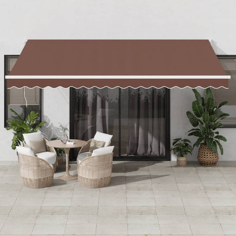 Retractable Awning Fabric And Aluminium